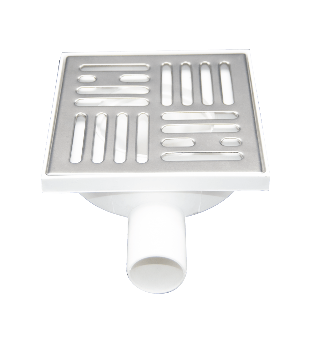 SIPHON DE SOL COUDE (15X15) INOX&nbsp;M1